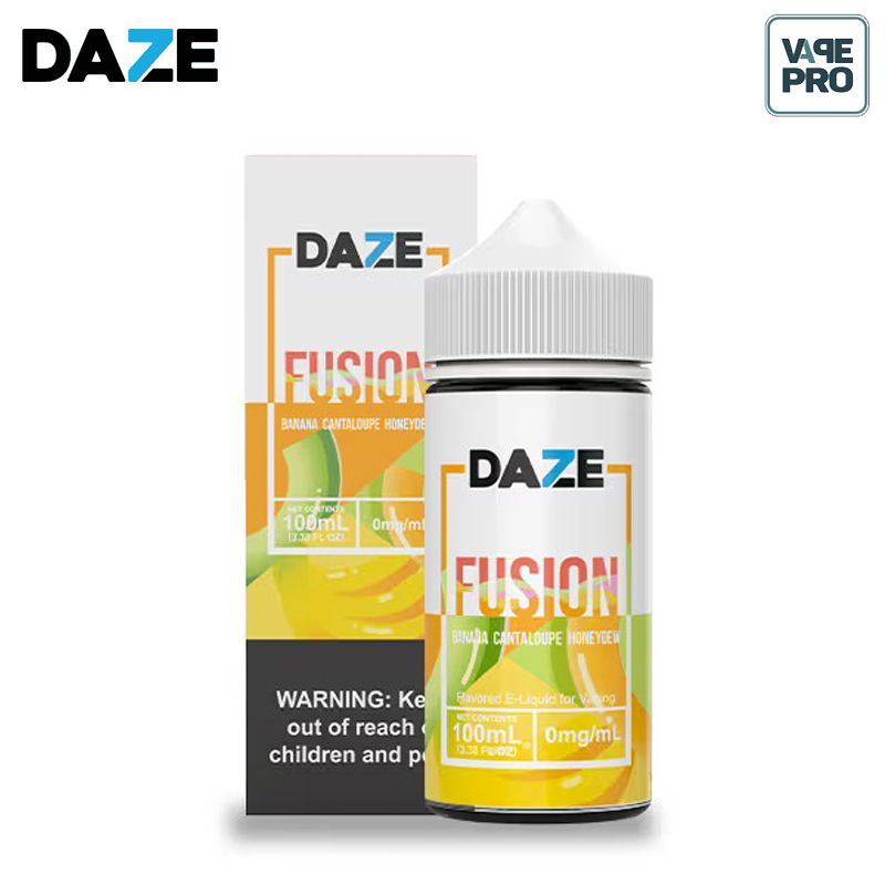 Banana Cantaloupe Honeydew ( Chuối dưa gang lạnh ) iced 7 Daze Fusion 100ML