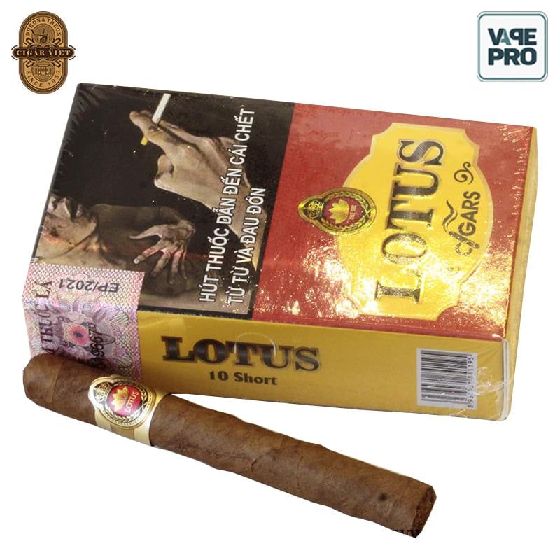 CIGAR LOTUS SHORT (10 điếu)