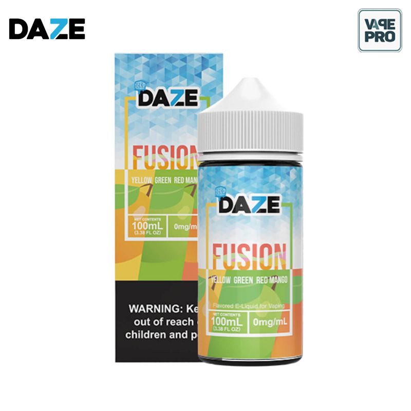 Yellow Green Red Mango ( Xoài mix lạnh ) iced 7 Daze Fusion 100ML