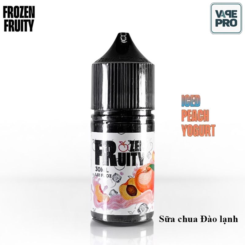 ICED PEACH YOGURT (Sữa chua đào lạnh) - FROZEN FRUITY SALTNIC - 30ML