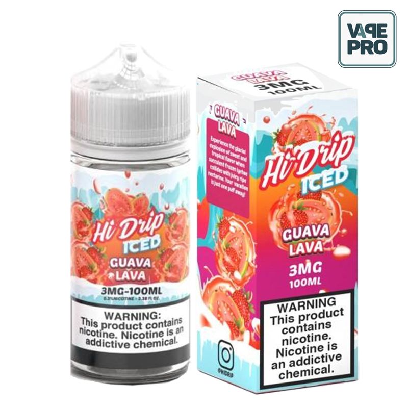 ICED GUAVA LAVA (ỔI DÂU TÂY LẠNH) - HI DRIP E-LIQUIDS - 100ML