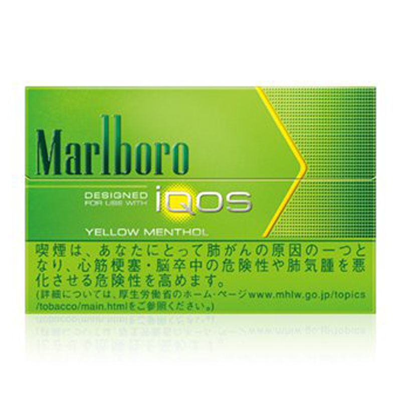 Thuốc iQOS Marlboro NHẬT vị Bạc hà chanh YELLOW MENTHOL for iQOS