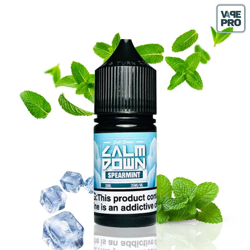 SPEARMINT (Kẹo bạc hà lạnh) Calmdown Saltnic 30ML