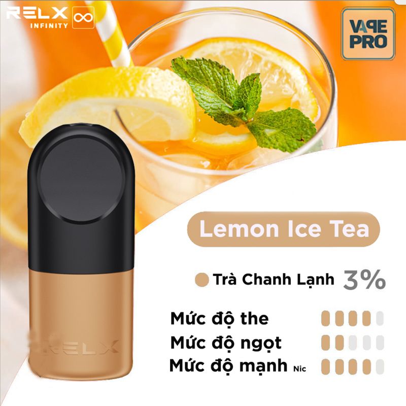 LEMON ICE TEA (Trà Chanh lạnh) - RELX POD For RELX Infinity & RELX Essential