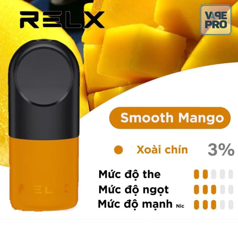 SMOOTH MANGO (Xoài chín lạnh) - RELX POD For RELX Infinity & RELX Essential