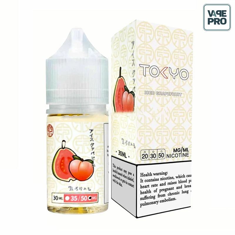 ICED GUAVA PEACH  (Ổi Đào lạnh) Tokyo Saltnic 30ML