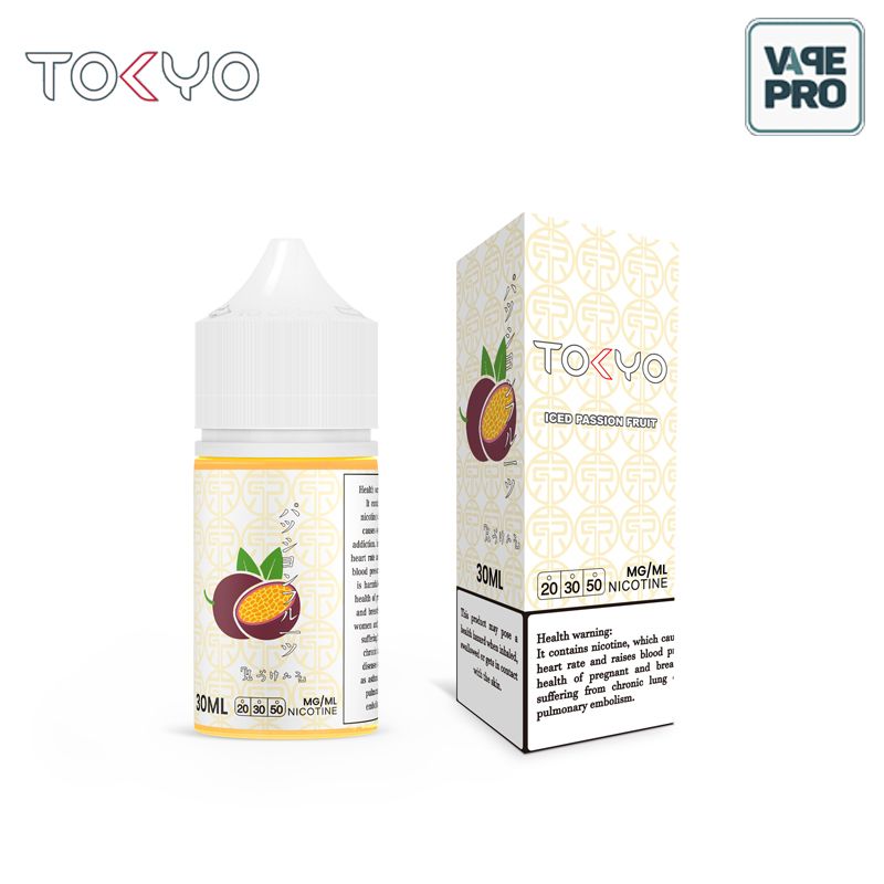 ICED PASSION FRUIT (Chanh leo lạnh) Tokyo Saltnic 30ML