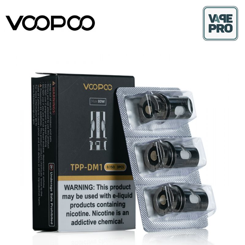 Pack 3 Coils Voopoo TPP DM1 0.15ohm by Voopoo