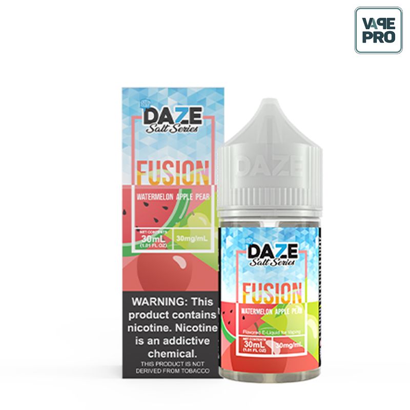 Watermelon Apple Pear ( Dưa hấu Táo Lê lạnh ) iced 7 Daze Salt Series Fusion 30ML