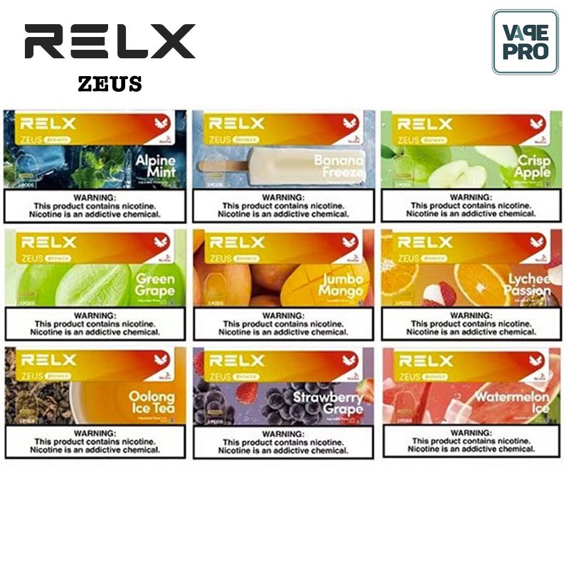 PACK 3 ĐẦU POD THAY THẾ CHO MÁY RELX ZEUS