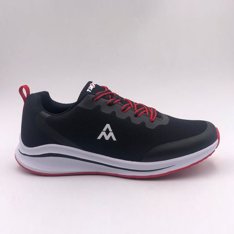 Giầy Running MID TOP màu Black/Red AM23106