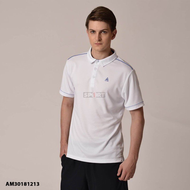 Áo polo shirt AM trắng