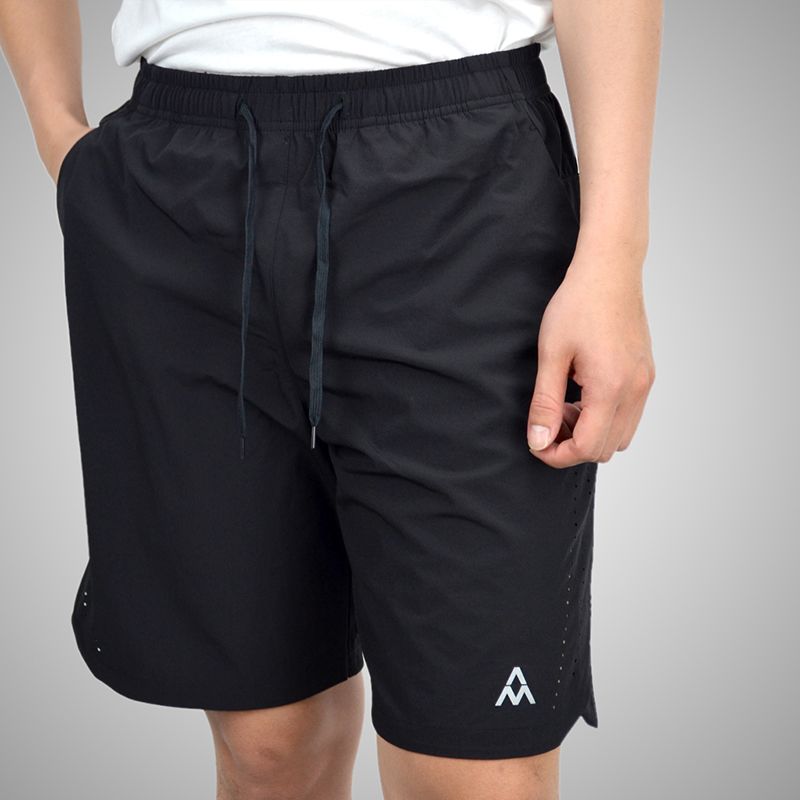 Quần short golf nam đen SG03