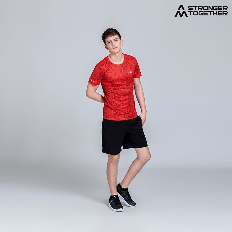 Áo T-shirt phối lưới Đỏ Nam TS02