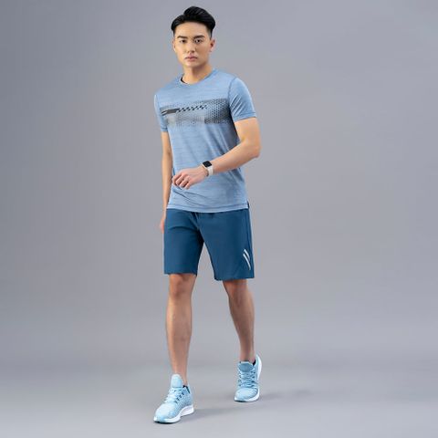 Áo Tshirt nam AM màu xanh dương TSM232-73