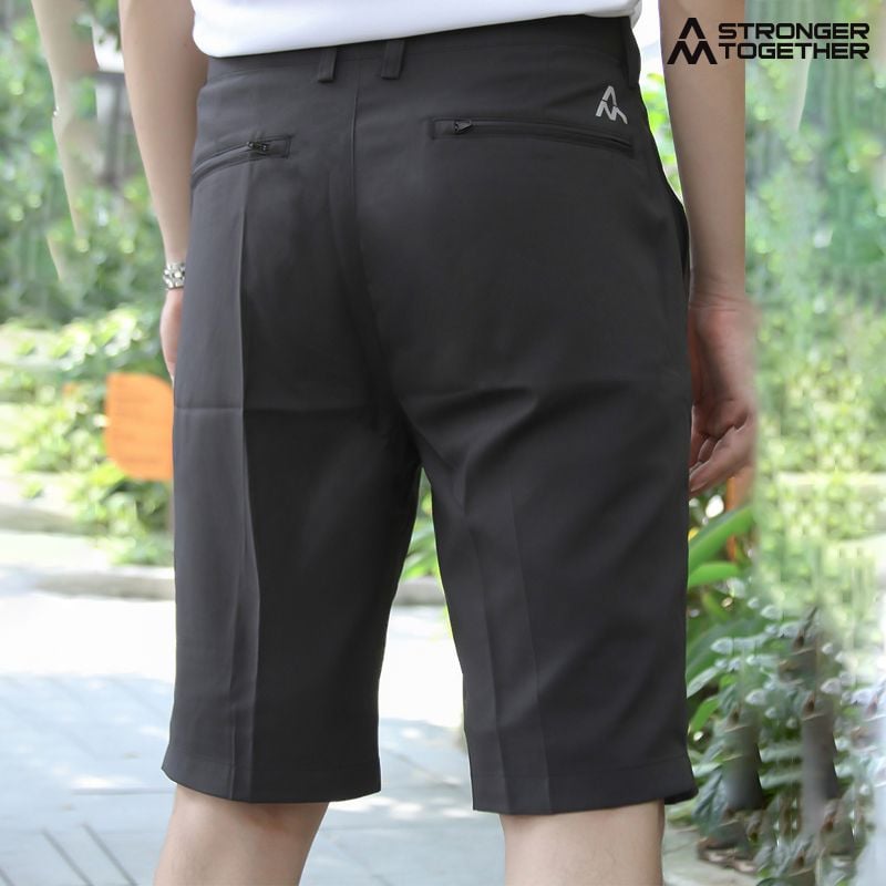 Quần short golf nam đen SG01