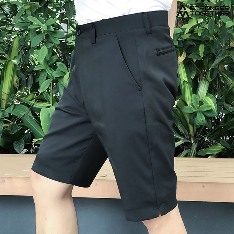 Quần short golf nam đen SG01