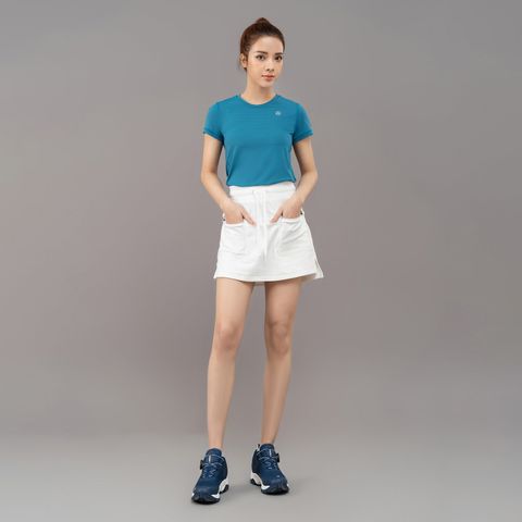 Áo Tshirt nữ AM xanh cổ vịt TSW2302-32