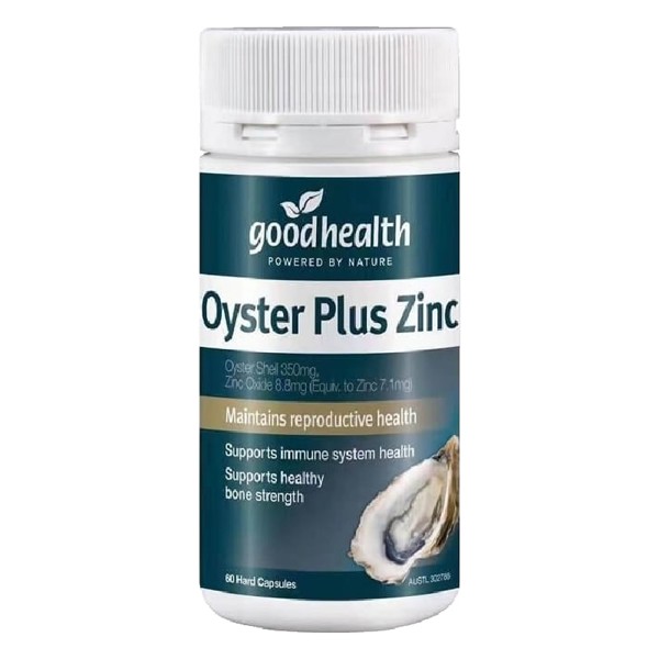Tinh chất hàu tăng cường sinh lý nam Goodhealth Oyster Plus Zinc 60v – Hàng Úc Thom Dang