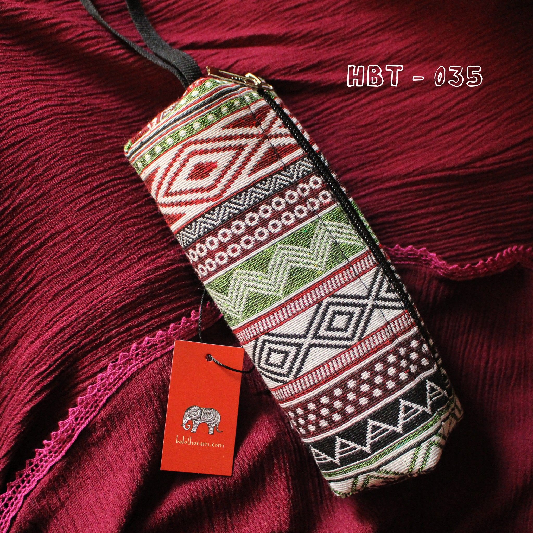 Hộp Bút Thổ Cẩm (HBT035)