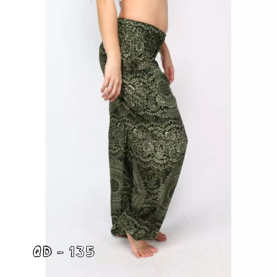 Quần Dài Họa Tiết Thổ Cẩm Form Rộng (QD135)