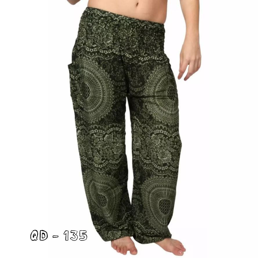 Quần Dài Họa Tiết Thổ Cẩm Form Rộng (QD135)