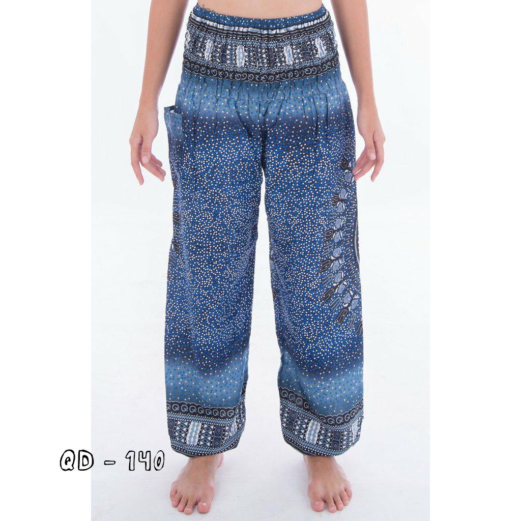 Quần Dài Họa Tiết Thổ Cẩm Form Rộng (QD140)