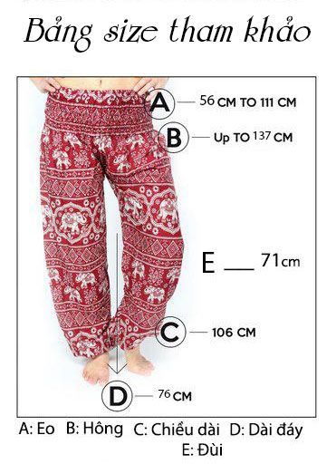 Quần Dài Họa Tiết Thổ Cẩm Form Rộng (QD119)