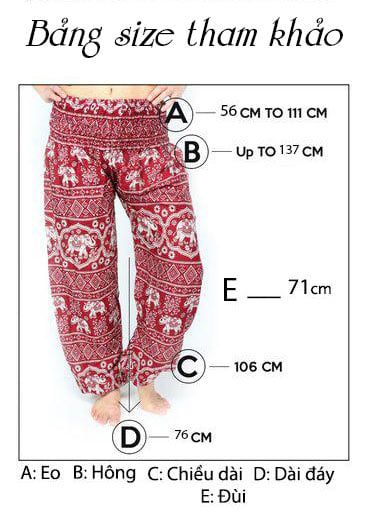 Quần Dài Họa Tiết Thổ Cẩm Form Rộng (QD117)