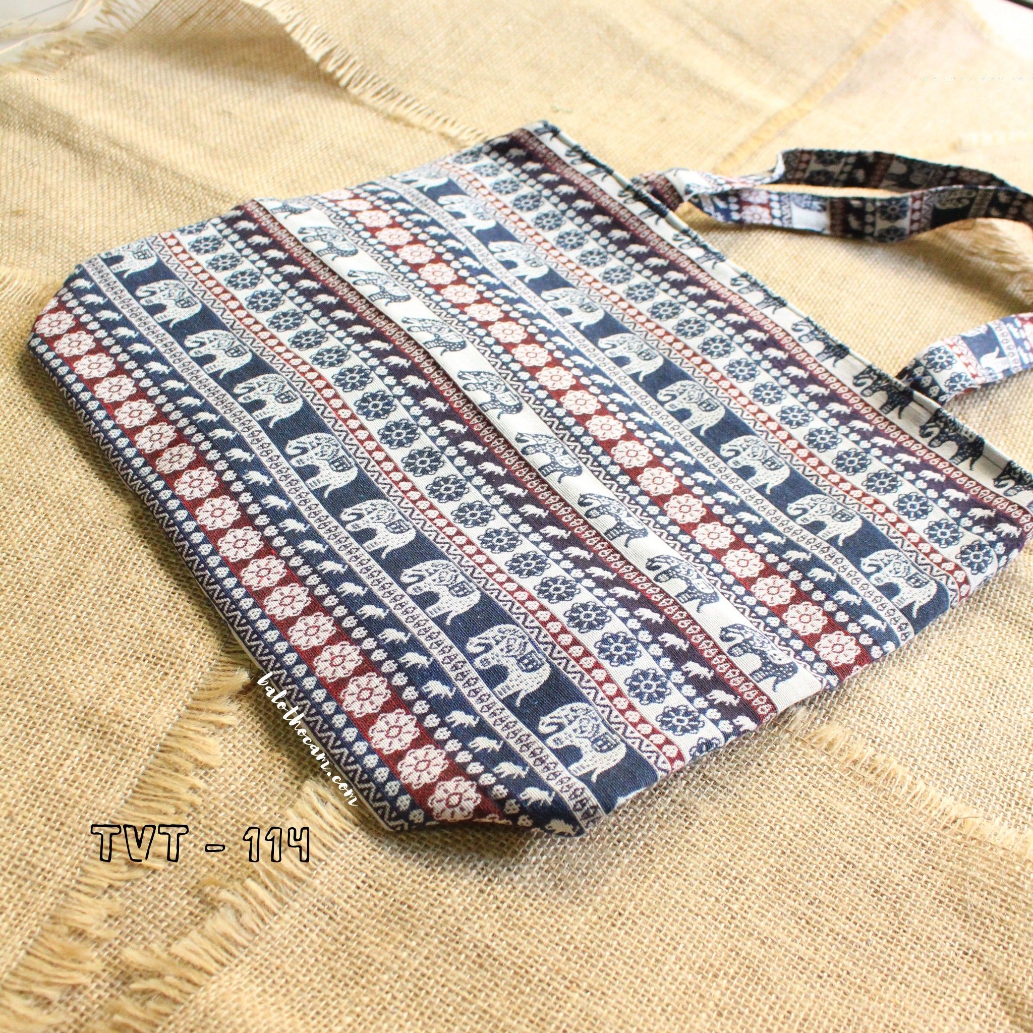 Túi Vuông Lớn Thổ Cẩm (TVT114)