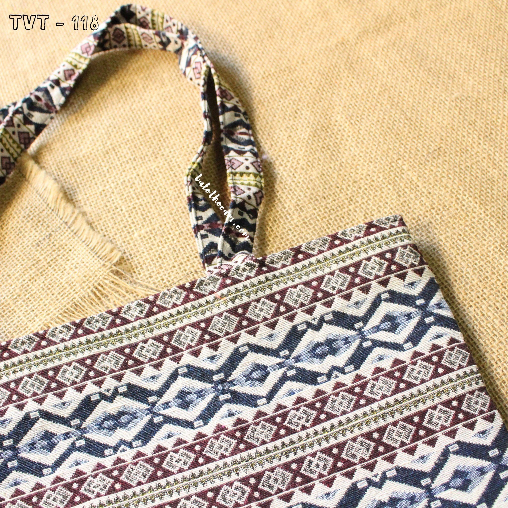 Túi Vuông Lớn Thổ Cẩm (TVT118)