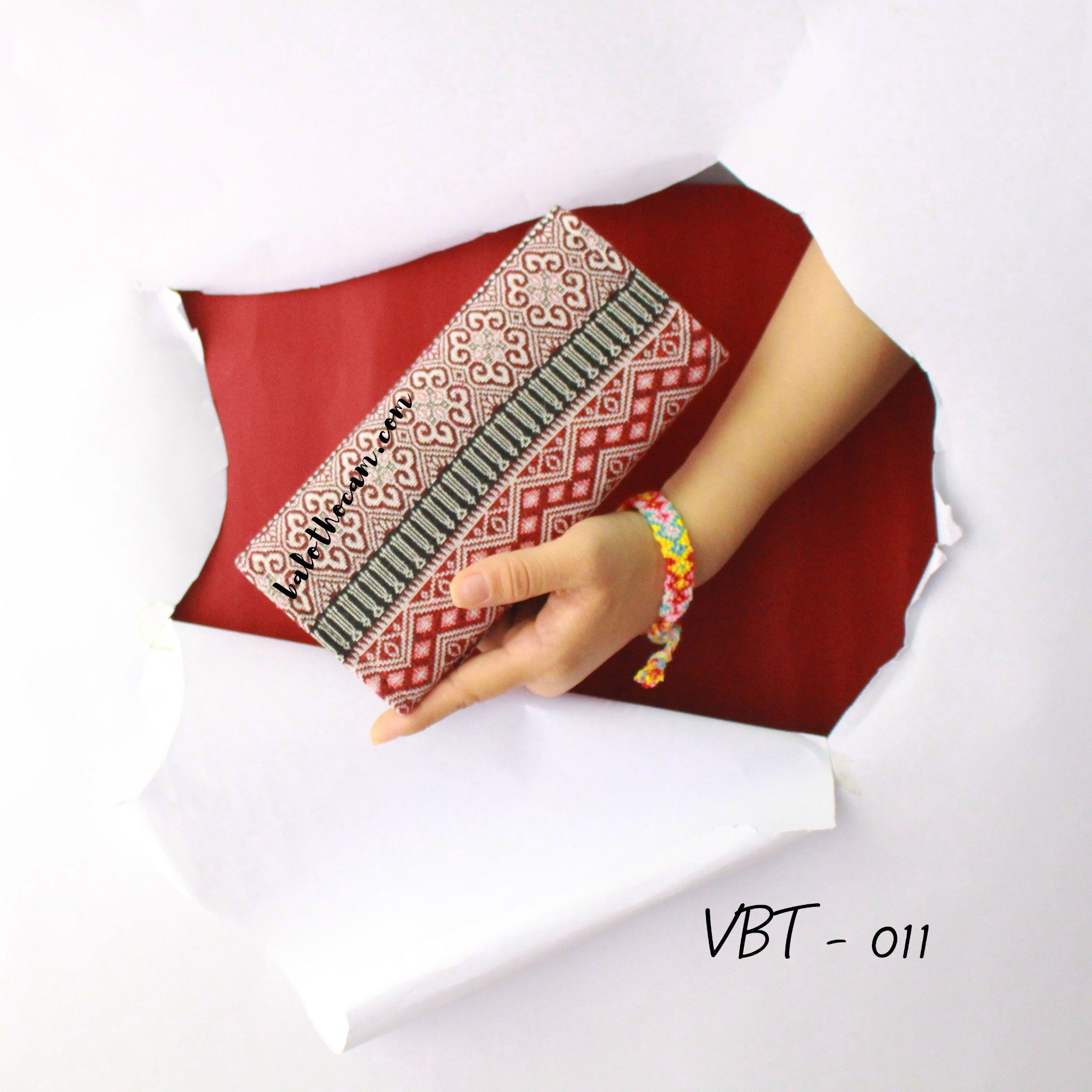 Ví Bấm Thổ Cẩm (VBT011)