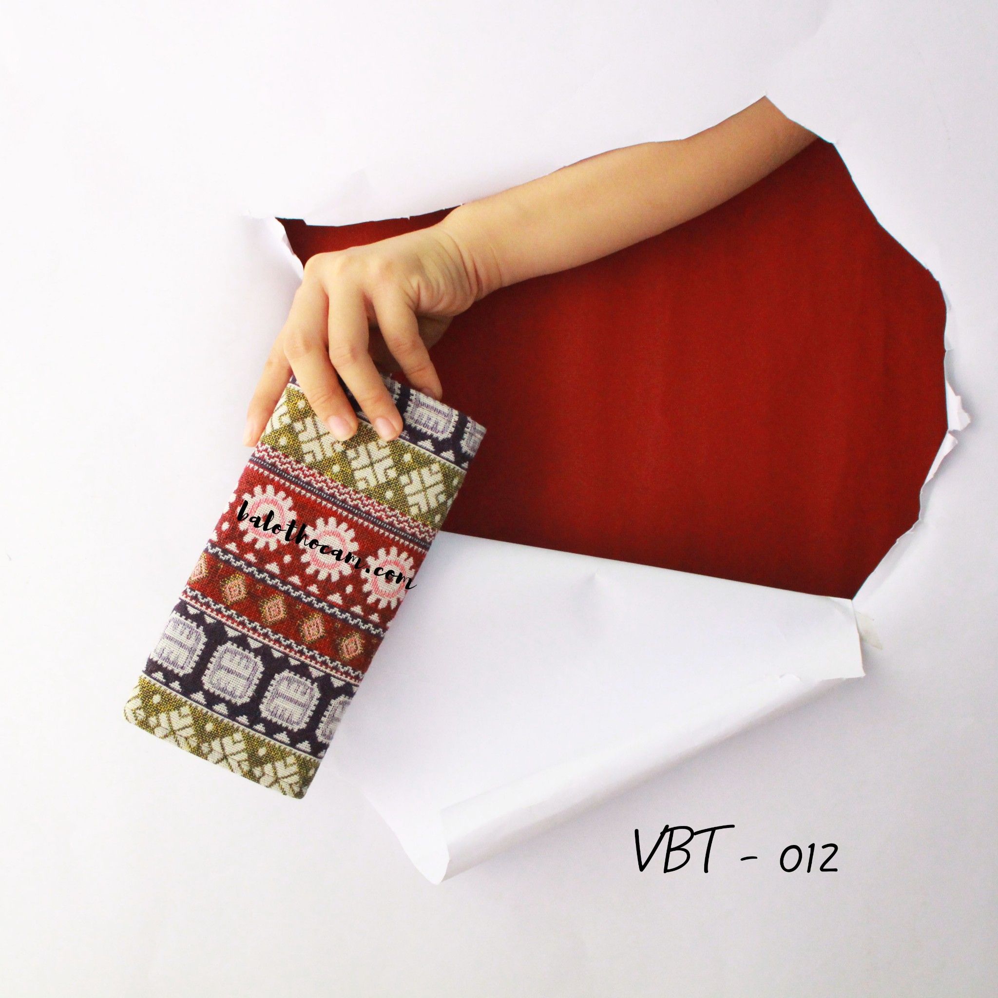Ví Bấm Thổ Cẩm (VBT012)