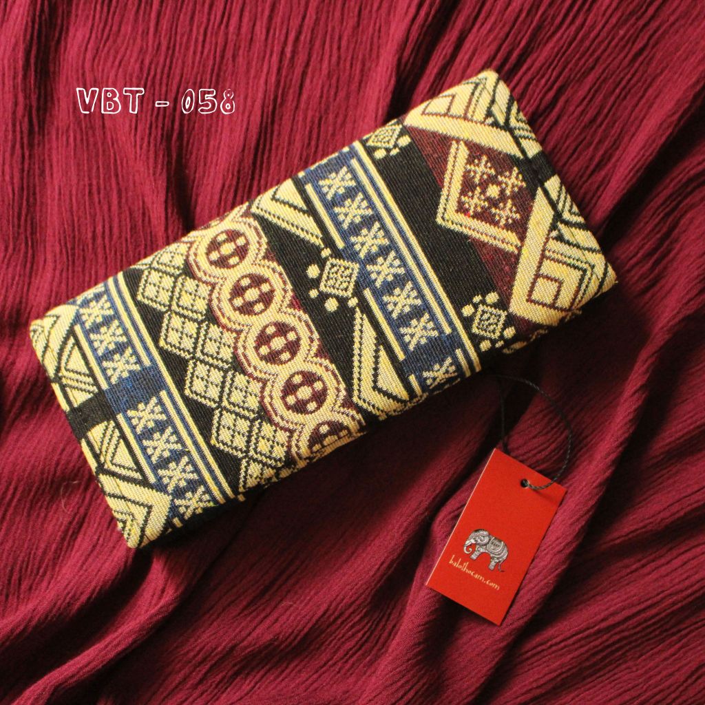 Ví Bấm Thổ Cẩm (VBT058)