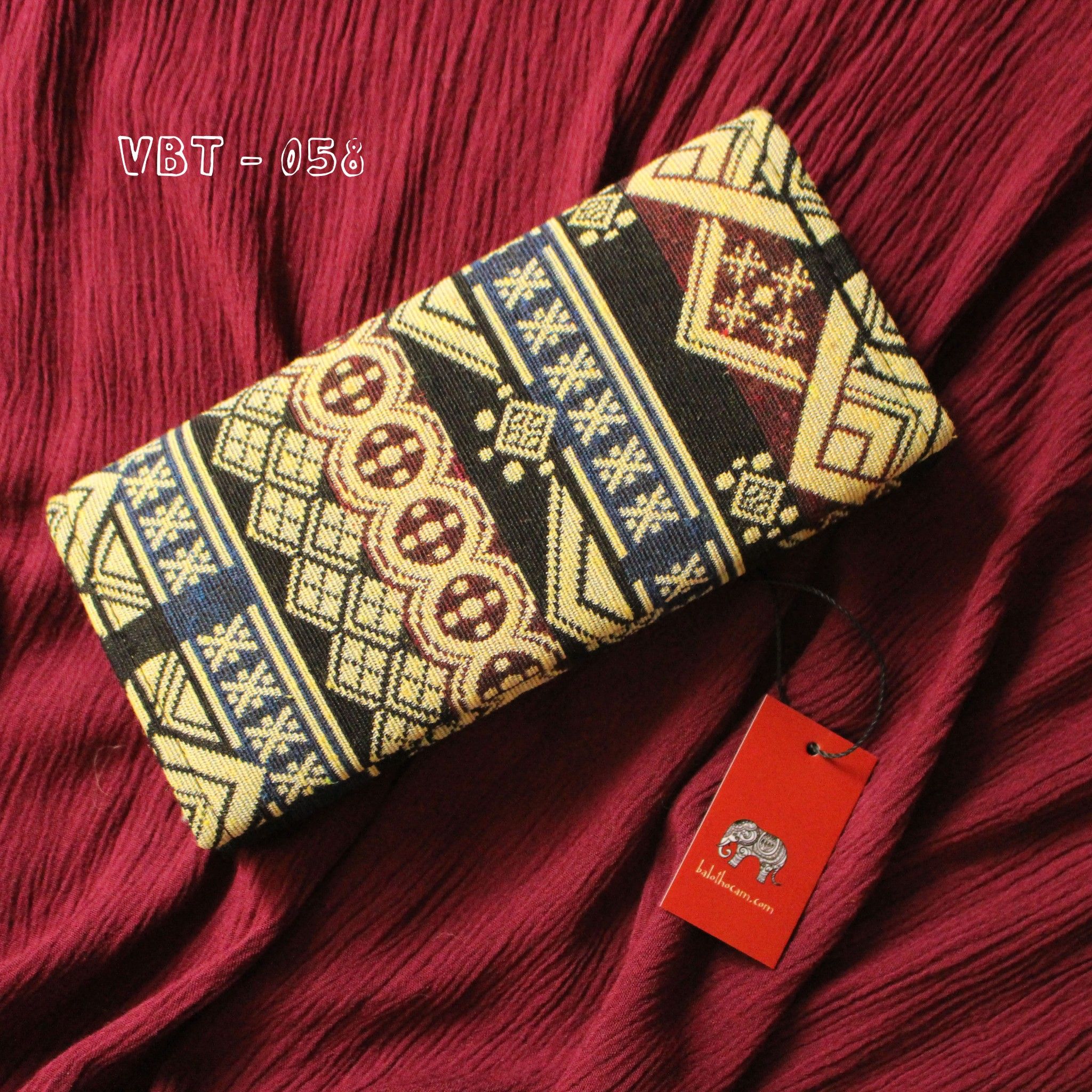 Ví Bấm Thổ Cẩm (VBT058)