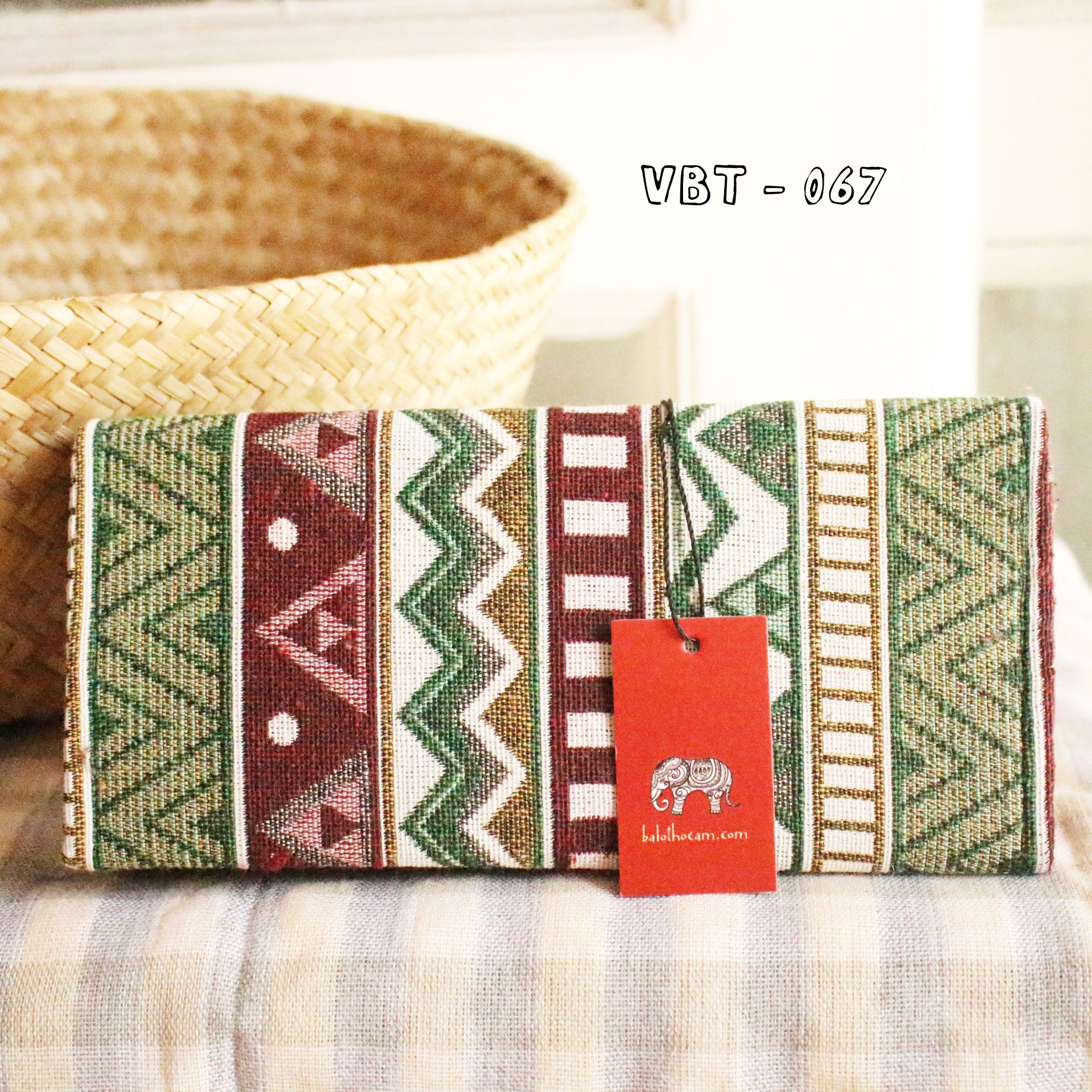 Ví Bấm Thổ Cẩm (VBT067)