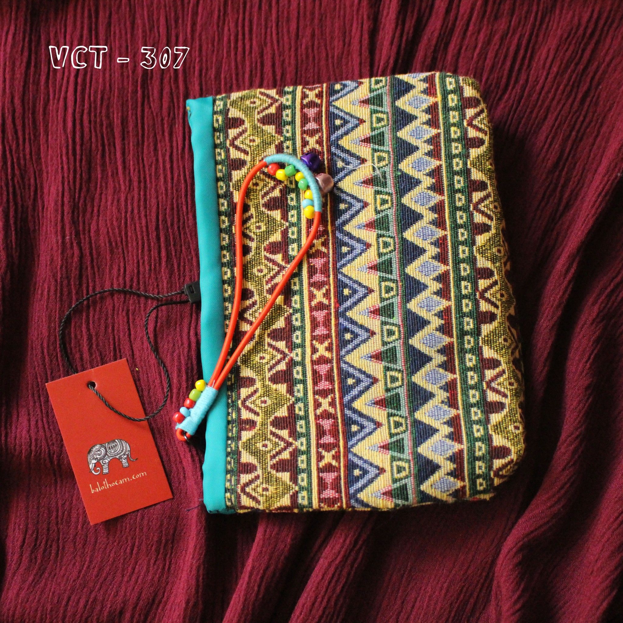 Ví Chuông Thổ Cẩm Trung (VCT307)