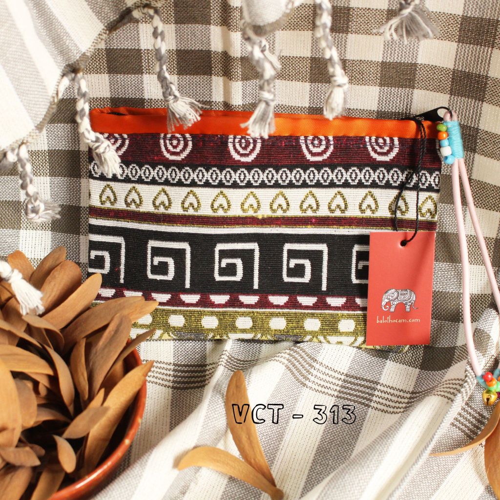 Ví Chuông Thổ Cẩm Trung (VCT313)
