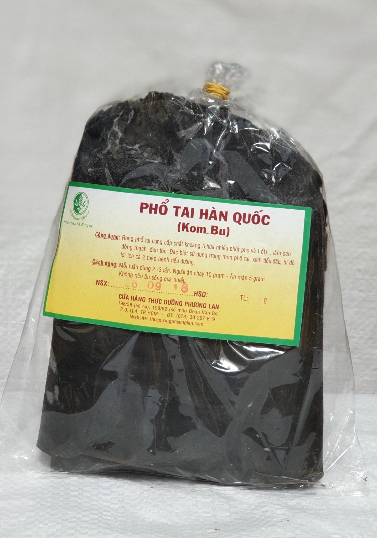 Phổ tai cuộn (Kombu)