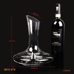 Decanter pha lê 078