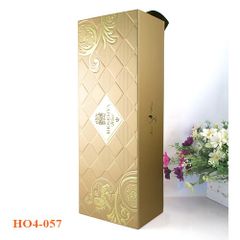 Hộp rượu đơn bằng giấy -057