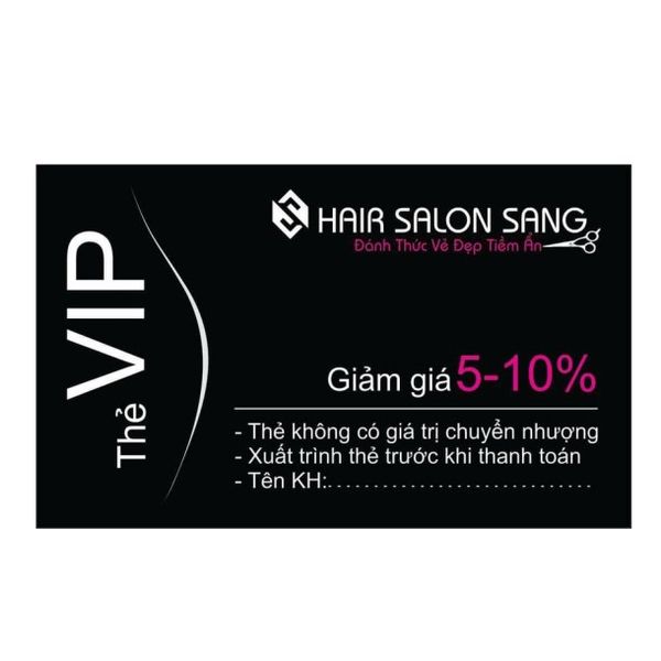 In Thẻ thành viên VIP dành cho khách hàng tại Salon cao cấp lấy ngay giá rẻ tại HN