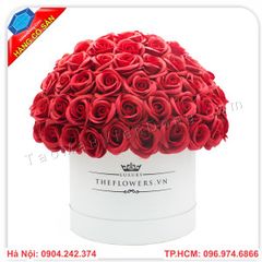 Hộp đựng hoa dịp 14/2 đẹp có sẵn 178 Tây Sơn