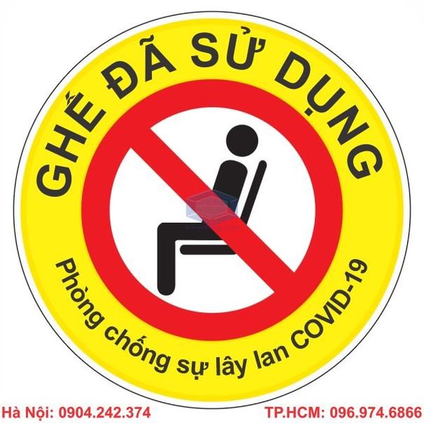 In Decal Dán Sàn Giãn Cách Xã Hội Phòng Chống Covid-19