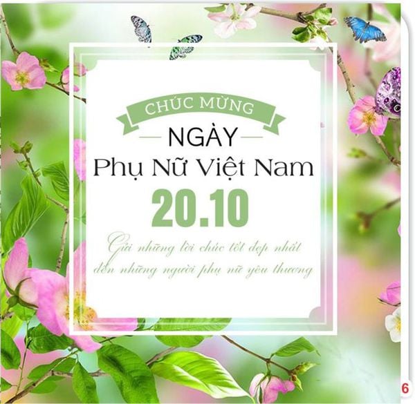 Thiệp chúc mừng 20-10 độc đáo