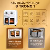 Nồi chiên không dầu 6L Masuto MSChef - Siêu đầu bếp tại gia