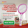 Bộ vợt muỗi Điện Quang ĐQ EMR05L WPI ( Trắng - hồng )