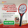 Vợt muỗi Điện Quang ĐQ EMR01 BLR ( Đen - đỏ )