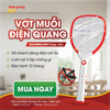 Vợt muỗi Điện Quang ĐQ EMR02 WR ( Trắng - đỏ )