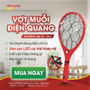 Bộ vợt muỗi đa năng Điện Quang ĐQ EMR07L RBL ( Đỏ - Đen )